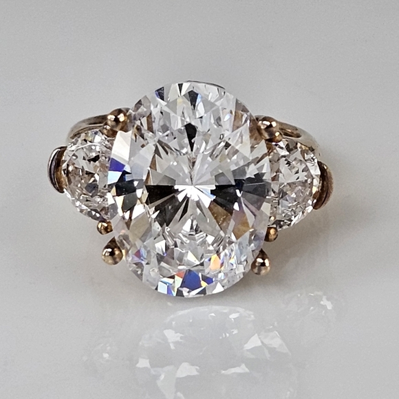 Victoria Wieck Jewelry - Victoria Wieck Vintage Real Quartz Ring Gold Vermeil Size 8! RARE